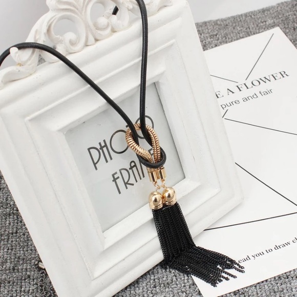 Long Tassel Necklace - Picture 2 of 5